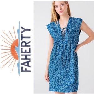 Faherty Brand Women's B. Yellowtail x Cameo Cove Dress! Size Small